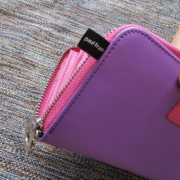 NEW Paul Frank Wallet (Pink/Purple) - Picture 4 of 5